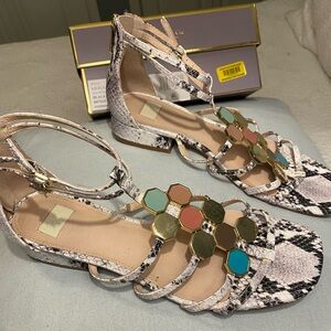 Louise et Cie Snake Print sandal